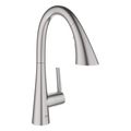 Product Image of Zedra Single-Handle Pull Down Triple Spray Bar Faucet 1.75 Gpm (Supersteel), 30368DC2