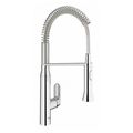 Product Image of K7 Medium Single-Handle Semi-Pro Dual Spray Kitchen Faucet 1.75 Gpm (Chrome)
