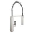 Product Image of Eurocube Single-Handle Semi-Pro Dual Spray Kitchen Faucet 1.75 Gpm (Supersteel), 31401DC0