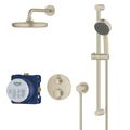 Product Image of Grohtherm 2-Handle Dual Function Thermostatic Shower Bundle (Brushed Nickel), 34745EN0