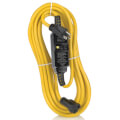 Product Image of 25' Self-Test Automatic Reset GFCI Cord Set w/ Molded-On NEMA Plug & Connector, 15A, 120V