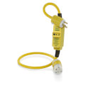 Product Image of Self-Test Manual Reset GFCI Device Molded-On NEMA Plug & Connector, 3' Cord 15A, 120V