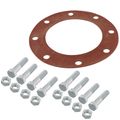 Product Image of 8" Full Face Red Rubber Gasket & Steel Bolt Kit