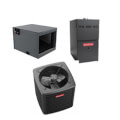 2.5 Ton 14.3 SEER2 80,000 BTU 80% AFUE Horizontal Gas System
