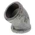 Product Image of 1" Galvanized Malleable 45° Elbow