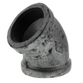 Product Image of 1-1/2" Galvanized Malleable 45° Elbow