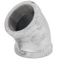 Product Image of 1-1/2" Galvanized Malleable 45-Degree Elbow