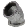 Product Image of 2" Galvanized Malleable 45° Elbow