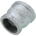 Product Image of 1-1/2" x 1-1/4" Galvanized Malleable Reducing Coupling