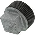 Product Image of 1-1/4" Galvanized Malleable Square Head Plug