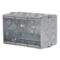 Product Image of 3-1/2" Deep Gangable Masonry Box w/ 1/2" & 3/4" Knockouts, 71.0 cu. in. Capacity