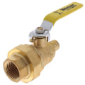 3/4" PEX Crimp x FNPT Union Ball Valve (Lead Free)