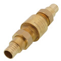 Product Image of 1" F1807 PEX Forged DZR Brass In-Line Spring Loaded Check Valve w/ Dual Union Ends (Lead Free)