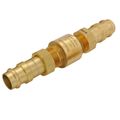 Product Image of 1/2" Press Forged DZR Brass In-Line Spring Loaded Check Valve w/ Dual Union Ends (Lead Free)