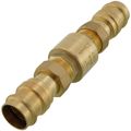 Product Image of 1" Press Forged DZR Brass In-Line Spring Loaded Check Valve w/ Dual Union Ends (Lead Free)