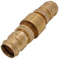 Product Image of 1-1/2" Press Forged DZR Brass In-Line Spring Loaded Check Valve w/ Dual Union Ends (Lead Free)