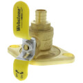 Product Image of 3/4" PEX Crimp Isolator Ball Valve w/ Detachable Rotating Flange, Lead Free