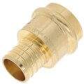 Product Image of 1" PEX Crimp x Copper Press Brass Adapter (Lead Free)