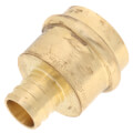 Product Image of 3/4" x 1" PEX Crimp x Copper Press Brass Adapter (Lead Free)