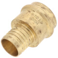 Product Image of 1-1/2" PEX Crimp x Copper Press Brass Adapter (Lead Free)