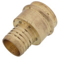 Product Image of 2" PEX Crimp x Copper Press Brass Adapter (Lead Free)