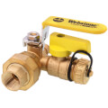 Product Image of 1/2" Expansion PEX x FNPT Union Pro-Pal Ball Valve w/ Drain & Reversible Handle (Lead Free)