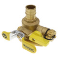 Product Image of 1" Expansion PEX Isolator Ball Valve w/ Multi-Function Drain & Rotating Flange, Lead Free