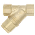 Product Image of 1/2" FIP Forged DZR Brass Y-Strainer (20 MESH) w/ 1/2" Plugged NPT Port