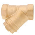 Product Image of 2" FIP Forged DZR Brass Y-Strainer (20 MESH) w/ 1/2" Plugged NPT Port