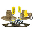 Product Image of 1-1/4" Threaded x Rotating Flange High Velocity Isolator Circulator Pump Install Kit (LF)