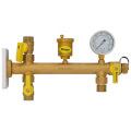 Product Image of 1/2" FIP Pro-Pal E-Tank Service Assembly, Forged Brass Mounting Arm w/ Full Port Isolation Valves (200 psi CWP)