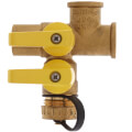 Product Image of 1/2" Pro-Pal Full Port Brass Ball Valve w/ Hi-Flow Hose Drain - FIP x FIP (600 WOG)