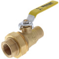 Product Image of 3/4" Sweat x FNPT Union Full Port Ball Valve (Lead Free)