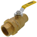 Product Image of 1-1/2" Sweat x FNPT Union Full Port Ball Valve (Lead Free)