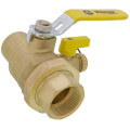 Product Image of 1-1/2" Threaded x 1-1/2" Sweat Pro-Pal Union Full Port Ball Valve w/ Hose Drain