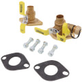Product Image of 3/4" Sweat x Rotating Flange High Velocity Isolator Circulator Pump Install Kit