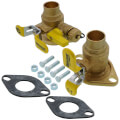 Product Image of 1" Sweat x Rotating Flange High Velocity Isolator Circulator Pump Install Kit (LF)