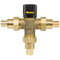 Product Image of 1/2" PEX Crimp Brass Thermostatic Mixing Valve w/ Check Valve, For High Temp (Lead Free)