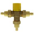 Product Image of 1/2" Expansion PEX Brass Thermostatic Mixing Valve w/ Check Valve, For Low Temp (Lead Free)