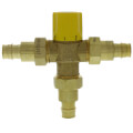 Product Image of 3/4" Expansion PEX Brass Thermostatic Mixing Valve w/ Check Valve, For Low Temp (Lead Free)