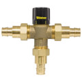 Product Image of 3/4" Expansion PEX Brass Thermostatic Mixing Valve w/ Check Valve, For High Temp (Lead Free)