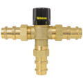 Product Image of 1/2" Copper Press Thermostatic Mixing Valve w/ Check Valve, For High Temp (Lead Free)