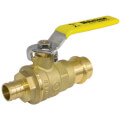 Product Image of 1-1/4" PEX Crimp x Press Full Port Brass Ball Valve, Lead Free