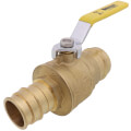 Product Image of 2" Expansion PEX x Copper Press Full Port Forged Brass Ball Valve (Lead Free)