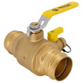 Product Image of 2" Press Full Port Ball Valve w/ Drain & Reversible Handle (Lead Free)
