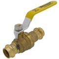 Product Image of 1/2" Press Pro-Pal Ball Check Forged DZR Brass Valve w/ Integrated Spring Check Valve (Lead Free)