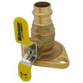 Product Image of 3/4" Press High Velocity Full Port Forged Brass Uni-Flange Isolator Flange w/ Rotating Flange (Lead Free)
