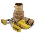 Product Image of 1" Press High Velocity Full Port Brass Uni-Flange Isolator Flange w/ Multi-Function Drain & Rotating Flange (LF)