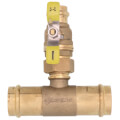 Product Image of 3/4" x 1-1/4" Press T-Union Full Port Ball Valve (Lead Free)