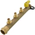 Product Image of 3/4" Press Run x 1/2" PEX Crimp Pro-Pal Multi-Port Tee w/ Drain